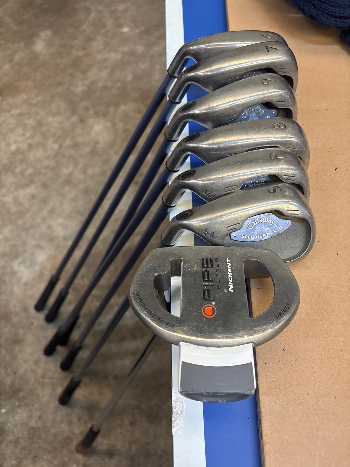 Callaway Steelhead X-16 Golfclubset dames linkshandig +puttr, Ophalen of Verzenden, Gebruikt, Set, Callaway