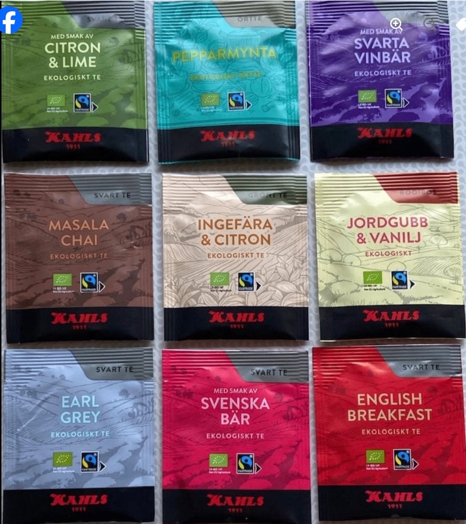 Theezakjes van Kahls, Hobby en Vrije tijd, Theezakjes, Verzenden, Theezakje(s), Vol