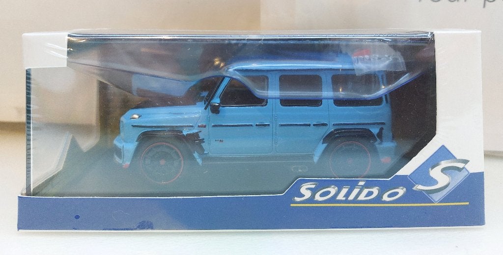 Solido 1:43 Mercedes Brabus 900 Rocket Edition lichtblauw, Ophalen of Verzenden, Nieuw, Auto, Solido