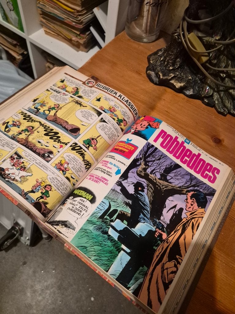 Gebonden jaargangen WEEKBLAD ROBBEDOES, Meerdere stripboeken, Ophalen, Gelezen