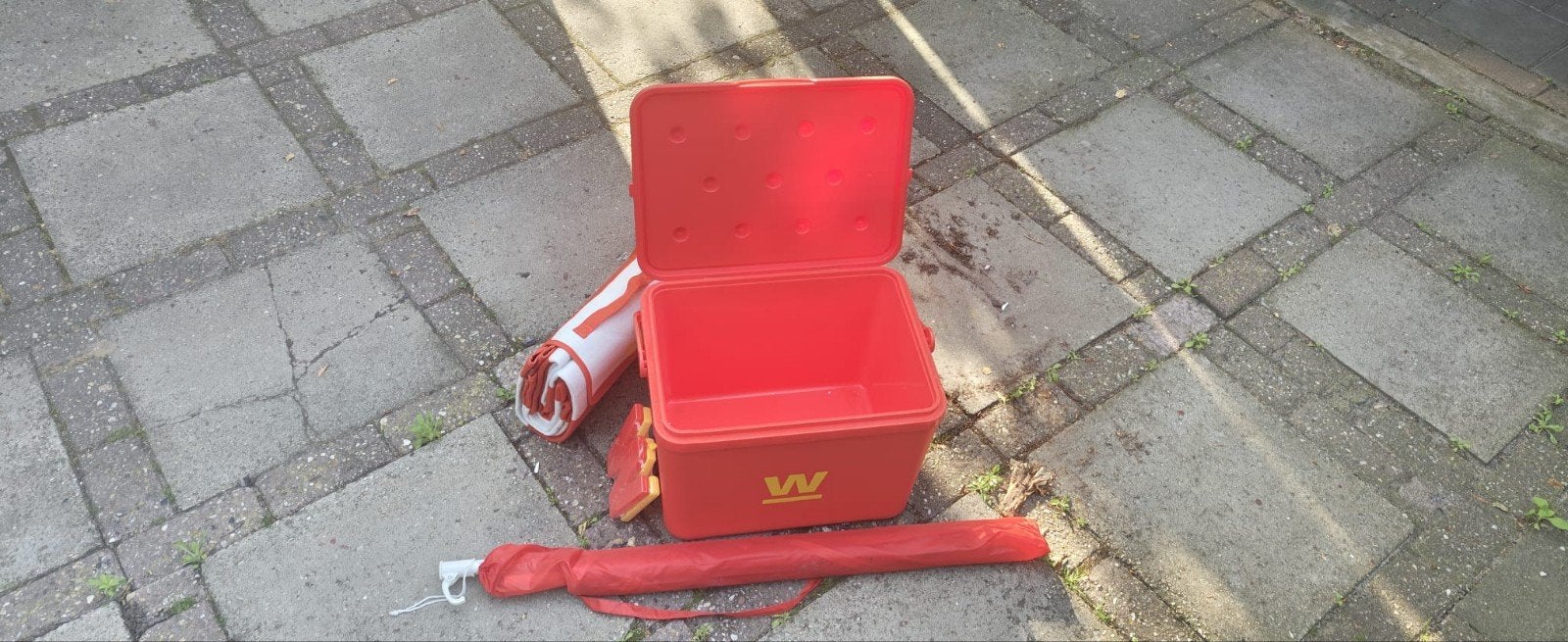 Koelbox, koelelementen, plaid en parasol WIBRA, Ophalen of Verzenden, Nieuw, Koelbox, Koelelement
