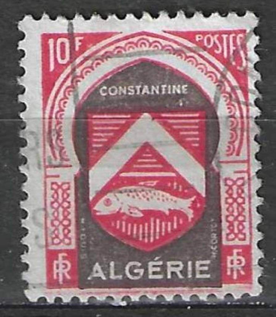 Algerije 1948 - Yvert 270 - Wapenschild Constantine (ST), Verzenden, Overige landen, Gestempeld