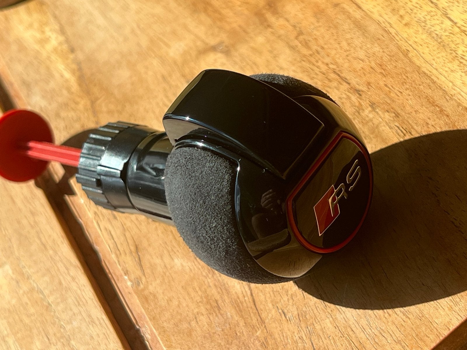 Audi RS Alcantara S-tronic Automaat Knop - Glanzend Zwart, Auto-onderdelen, Interieur en Bekleding, Ophalen of Verzenden, Nieuw