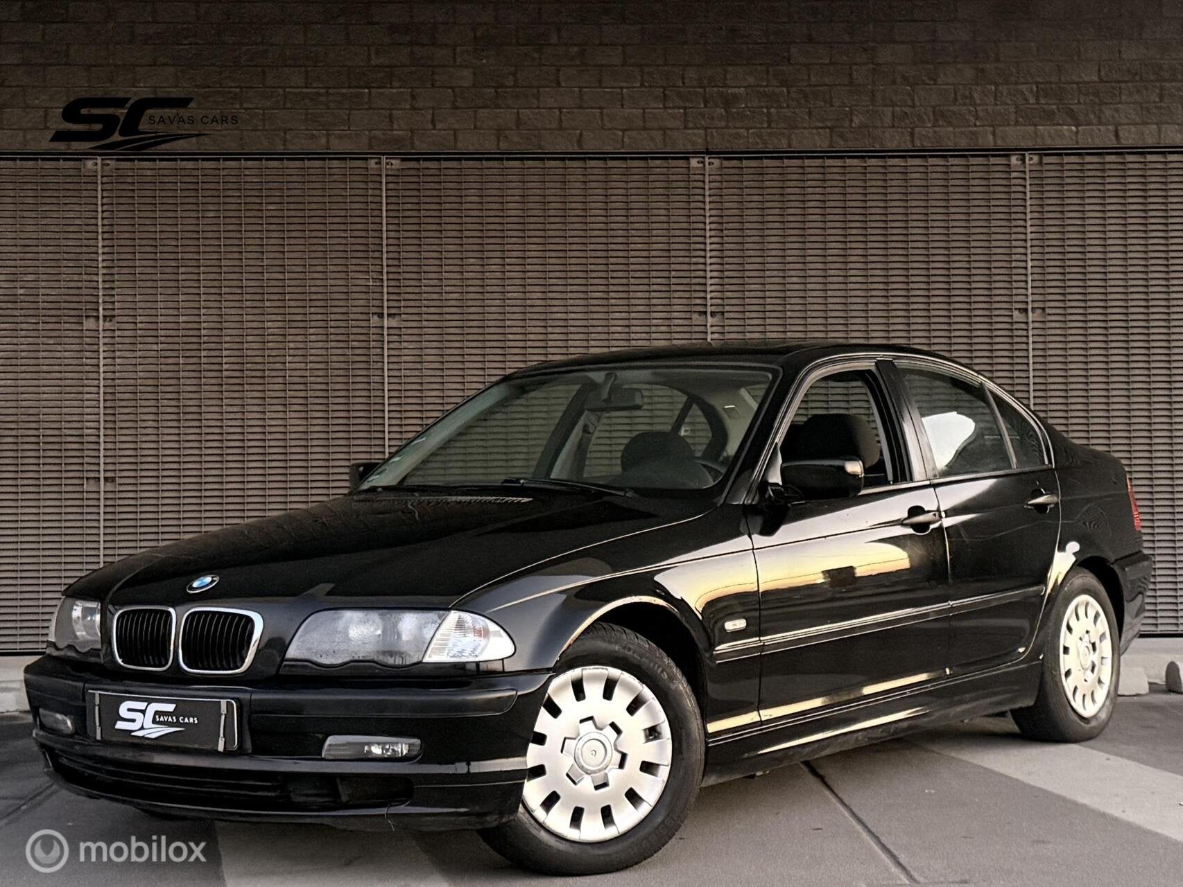 BMW 3-serie 316i Executive 1.8|E46|Schuifdak, Auto's, Euro 2, 4 cilinders, Zwart, Bedrijf
