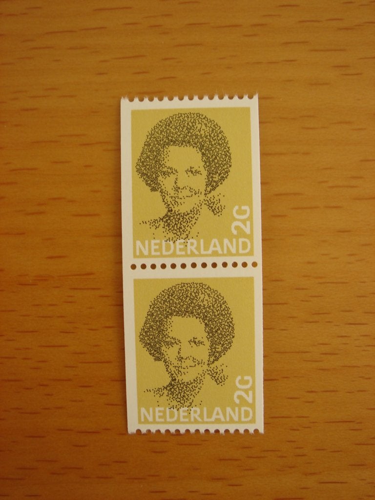 NVPH 1245a Koningin Beatrix type Struycken rolzegel 2x , Ophalen of Verzenden, Na 1940, Postfris