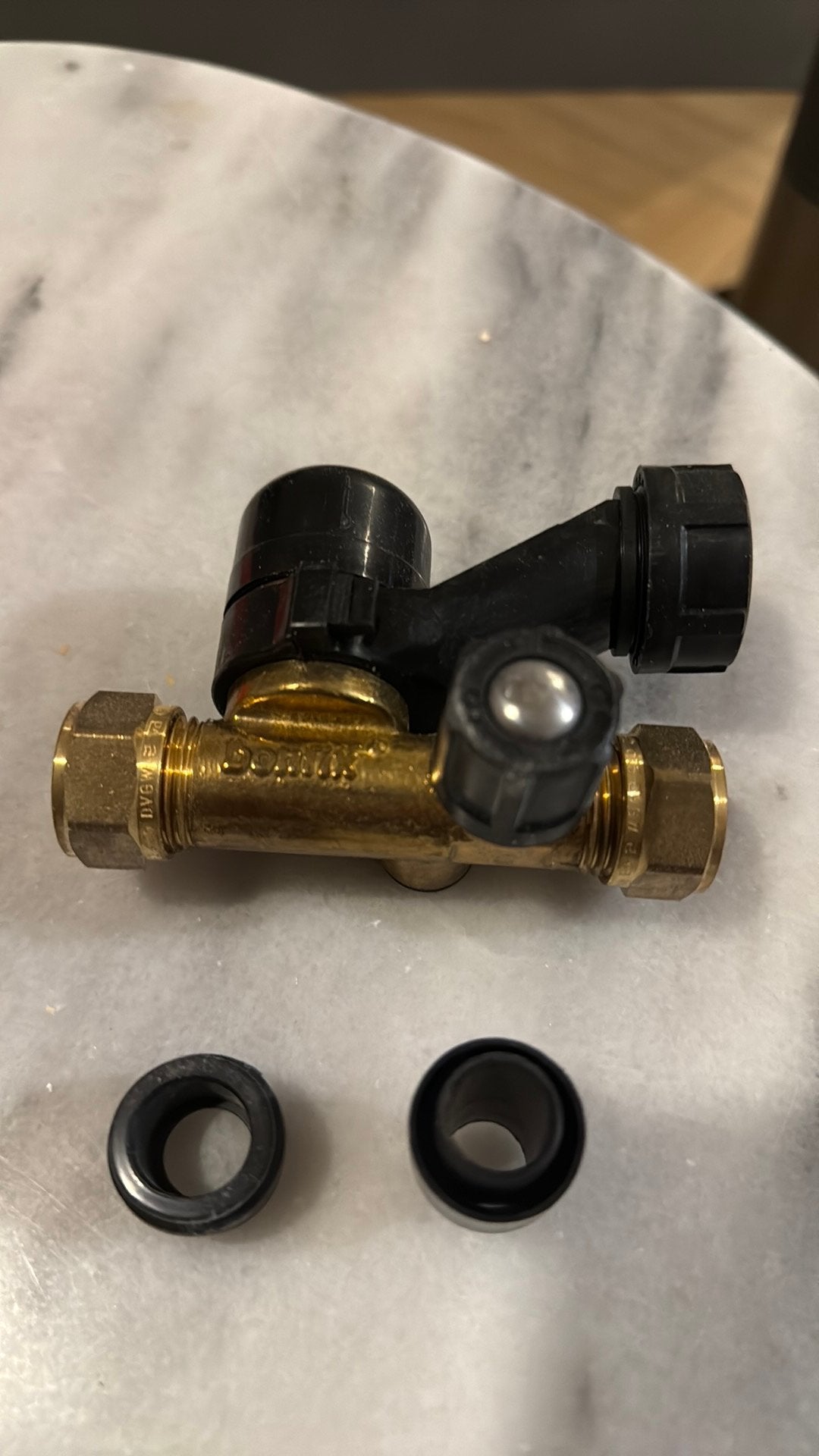 Bonfix inlaatcombinatie, Minder dan 20 liter, Boiler, Ophalen of Verzenden, Minder dan 3 jaar oud