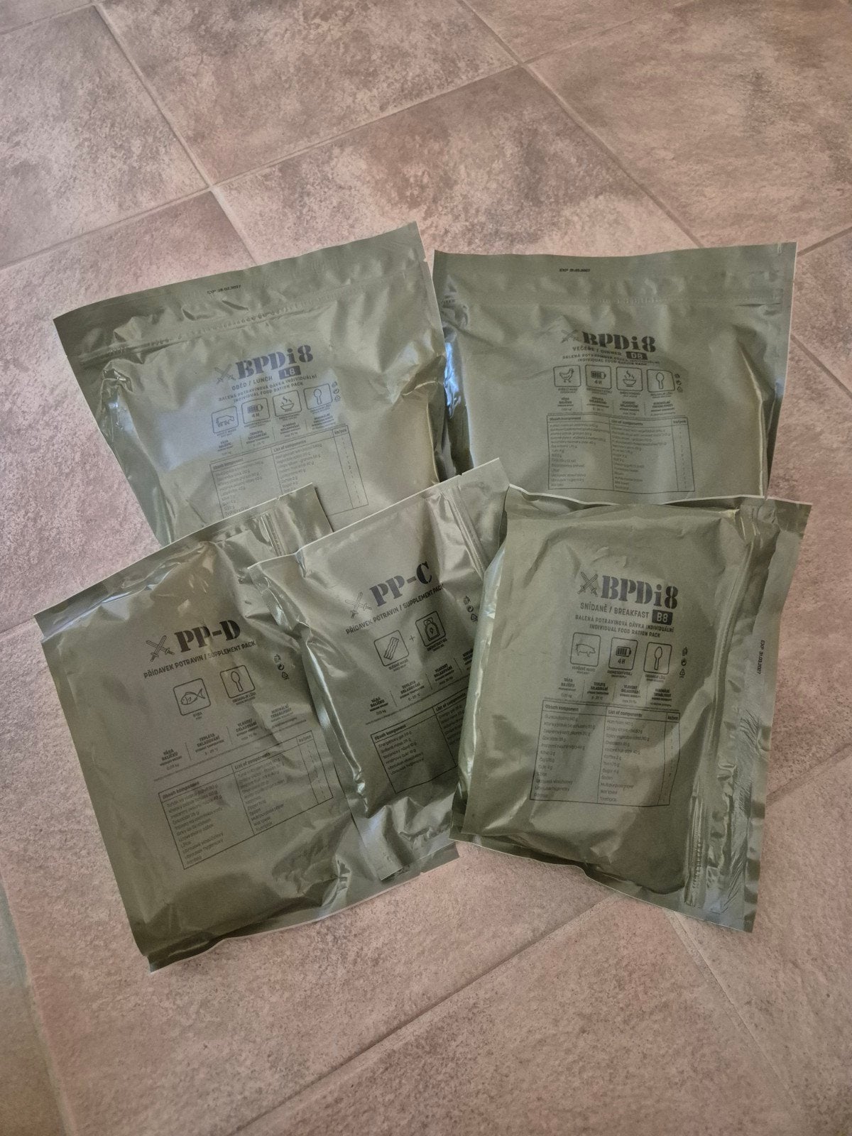 MRE BPDI 8 Militair Rantsoen Tsjechië, Ophalen of Verzenden
