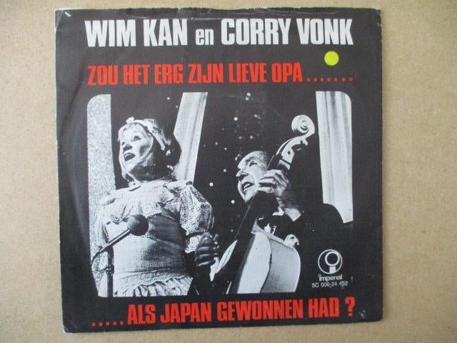 s0375 wim kan en corry vonk - zou het erg zijn lieve opa, Ophalen, Gebruikt, Overige genres, 7 inch