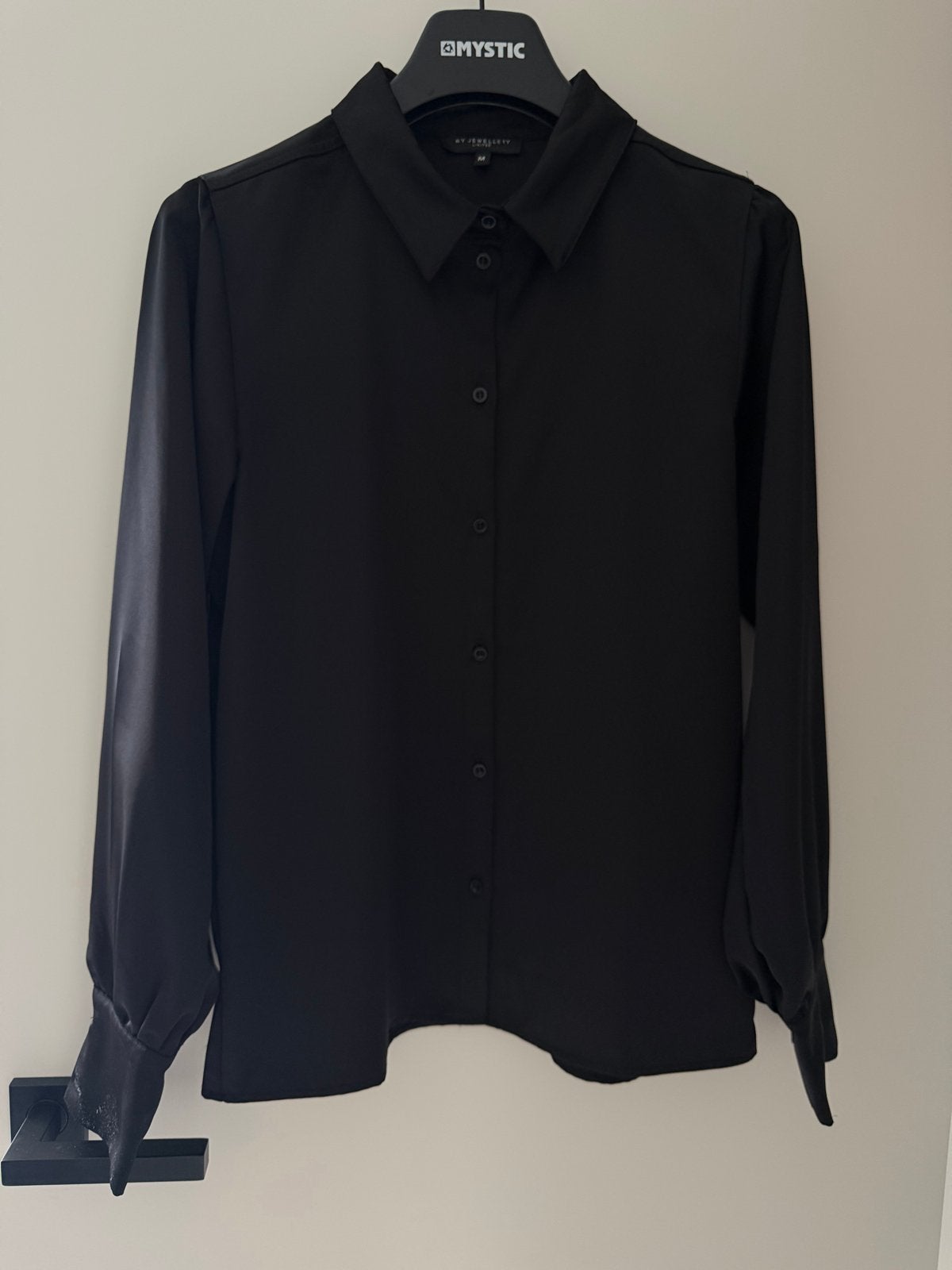 My Jewellery - Zwarte blouse | maat M, Ophalen of Verzenden, Gedragen, Maat 38/40 (M), Zwart
