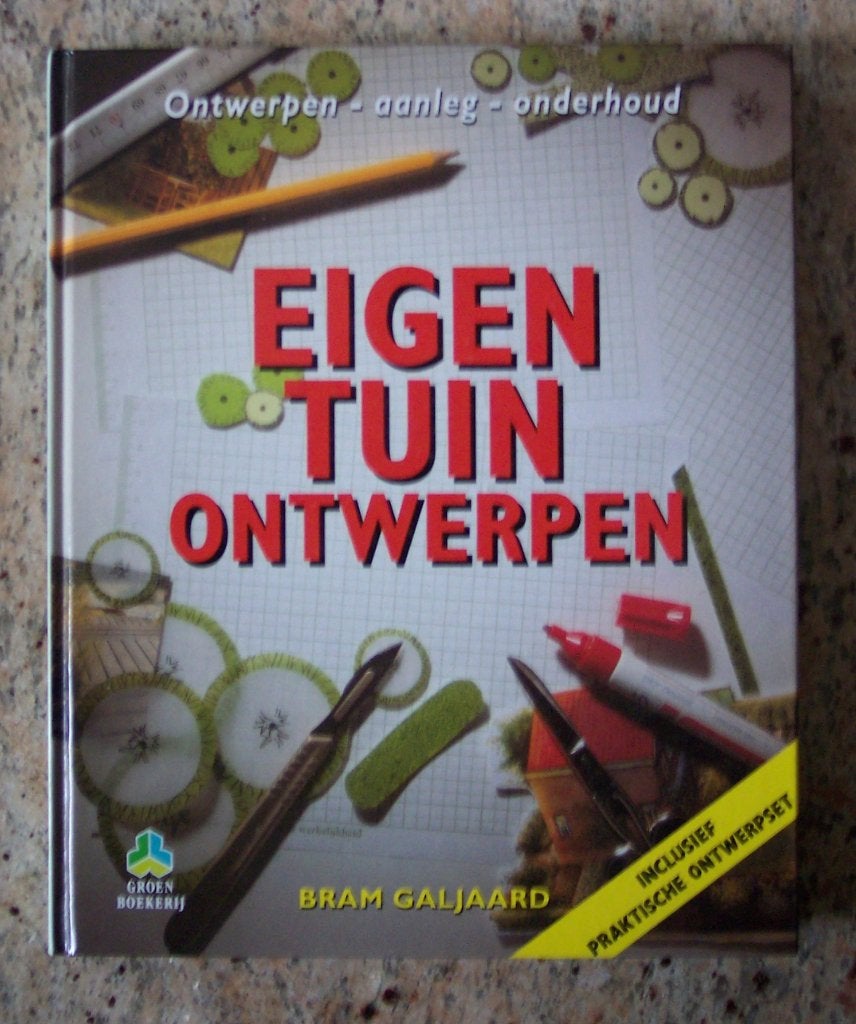 Boek eigen tuin ontwerpen Bram Galjaard ( Jola ), Ophalen of Verzenden, Zo goed als nieuw, Bram Galjaard, Tuinontwerpen