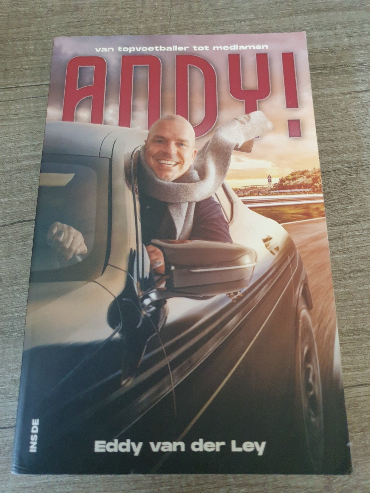 ANDY! Van topvoetballer tot mediaman - Eddy van der Ley, Ophalen of Verzenden, Zo goed als nieuw, Eddy van der Ley