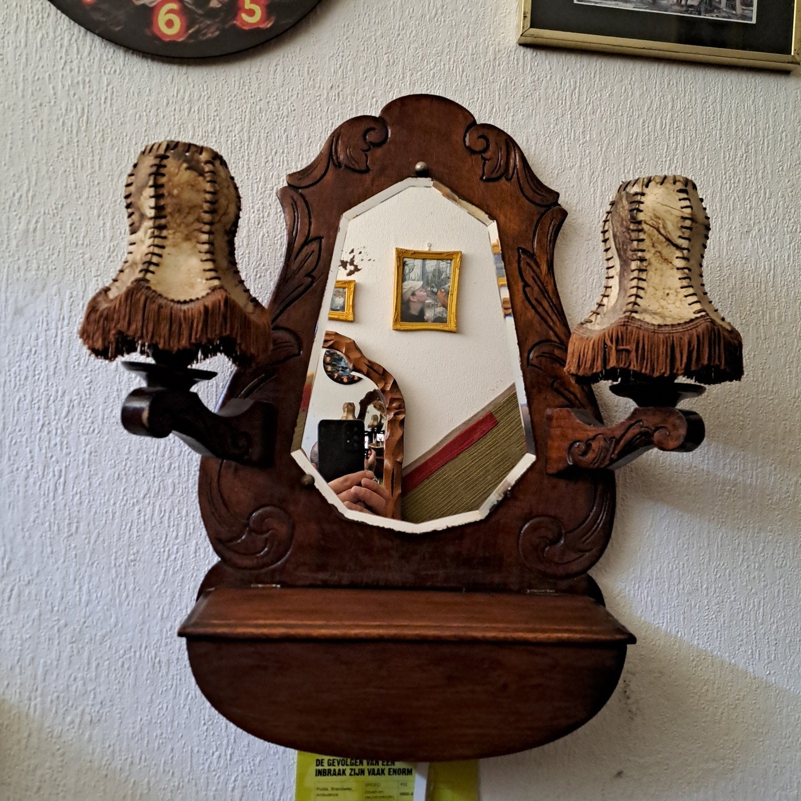 antiek gang lampje, Ophalen of Verzenden