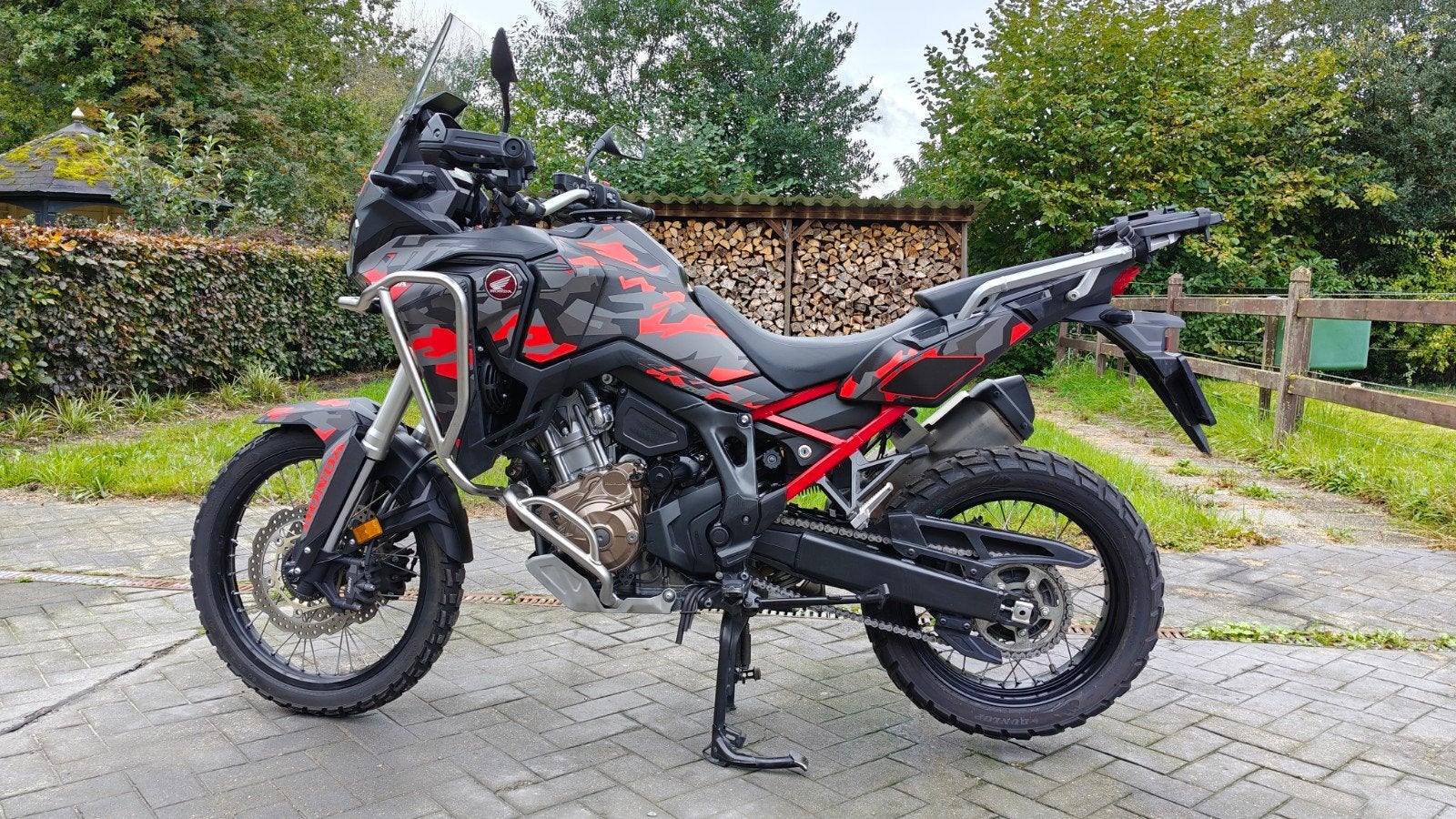 Honda Africa Twin 1100L DCT (b.j. 2021) 2cm verlaagd, Motoren, 2 cilinders, Occasion, Motorrijbewijs A, Particulier