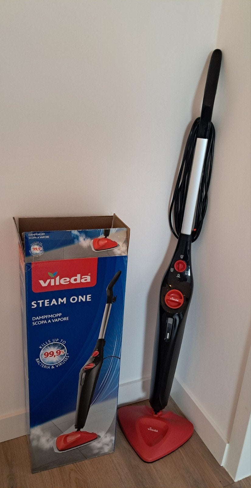 Vileda Steam One Stoomreiniger - Zo goed als nieuw, Ophalen of Verzenden, Zo goed als nieuw