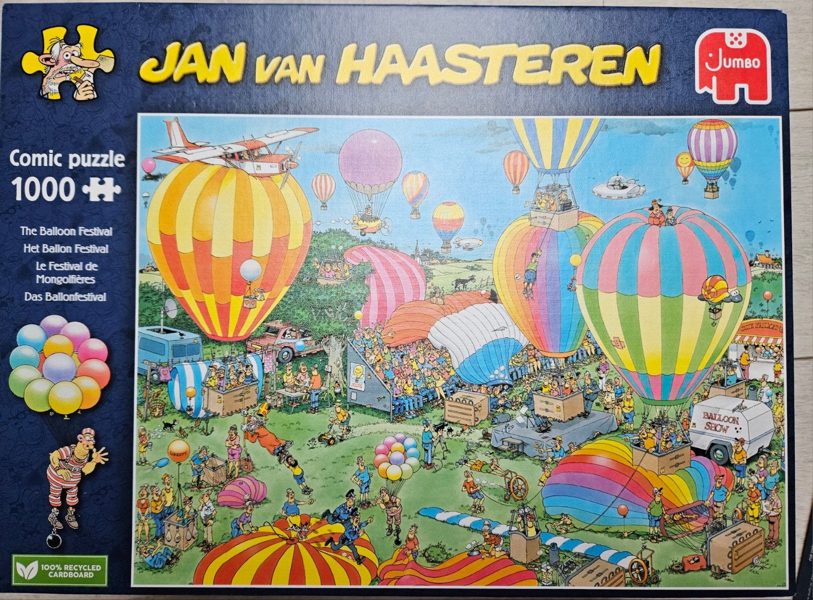 Jan v haasteren, Ophalen, 500 t/m 1500 stukjes, Gebruikt, Legpuzzel
