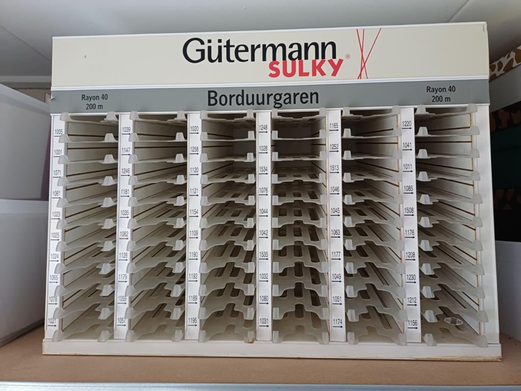 Gütermann borduurgaren kast, Ophalen, Zo goed als nieuw, Garen of Naald(en)
