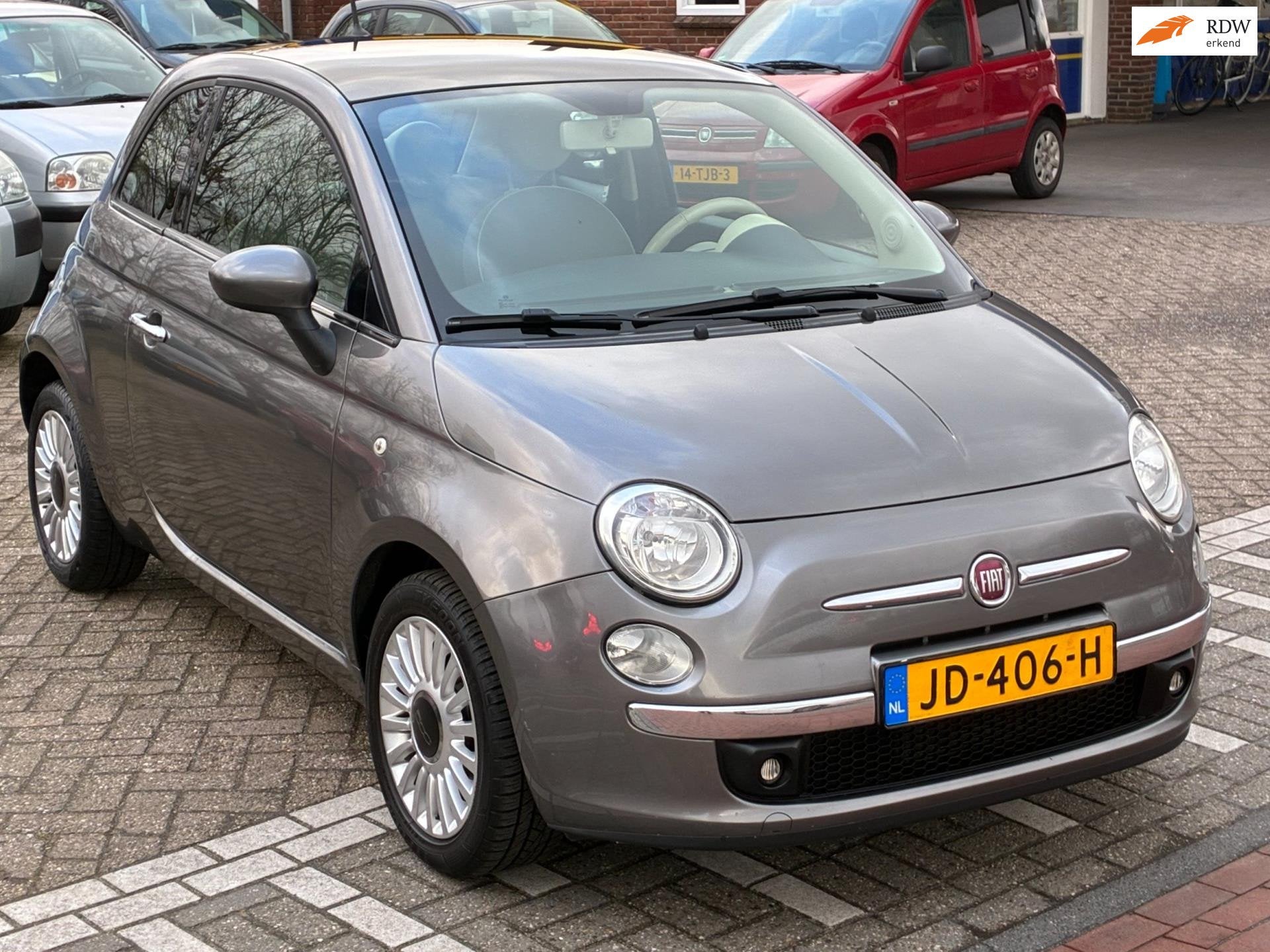 Fiat 500 1.2 Lounge/4 CILINDER / AIRCO/ L.M/ZONNEDAK / NW -A, Voorwielaandrijving, Euro 5, Stof, Gebruikt