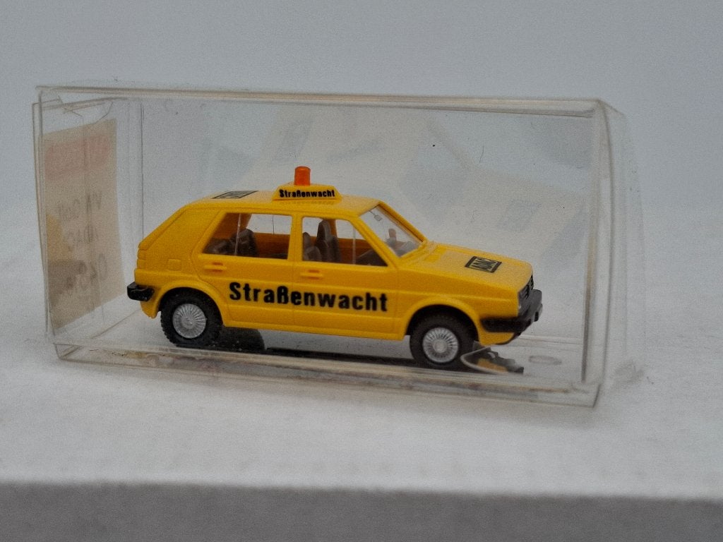 VW Golf ADAC wegenwacht - Wiking 1/87, Verzenden, Zo goed als nieuw, Auto, Wiking