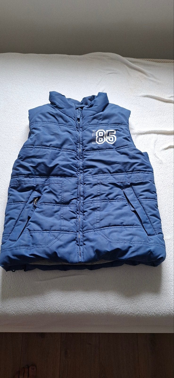 Bodywarmer blauw original Brand maat 128/134, Ophalen of Verzenden, Zo goed als nieuw, Overige maten, Blauw