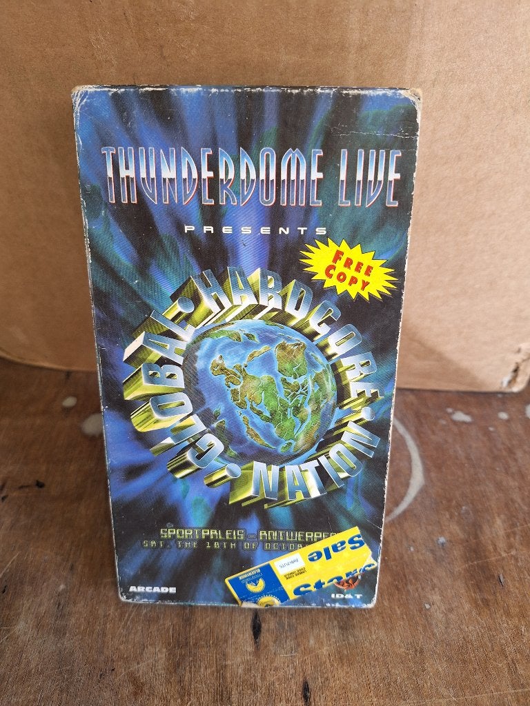 Vintage VHS videoband Thunderdome live Antwerpen 1997, Alle leeftijden, Ophalen of Verzenden, Gebruikt, Overige genres