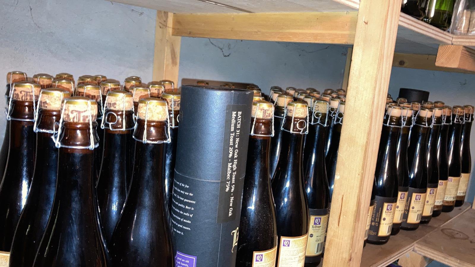 La Trappe Oak Aged Complete Collectie, Verzamelen, Ophalen, Zo goed als nieuw, Flesje(s), La Trappe