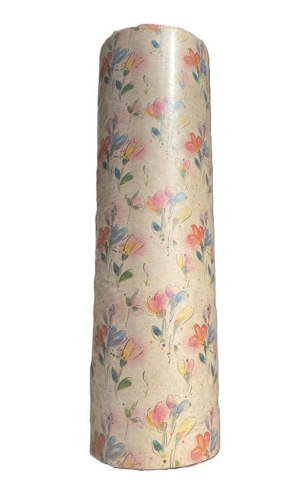 INPAKPAPIER CADEAUPAPIER ROL 175 meter 57 CM BLOEM SARA, -, -, Nieuw, Ophalen of Verzenden