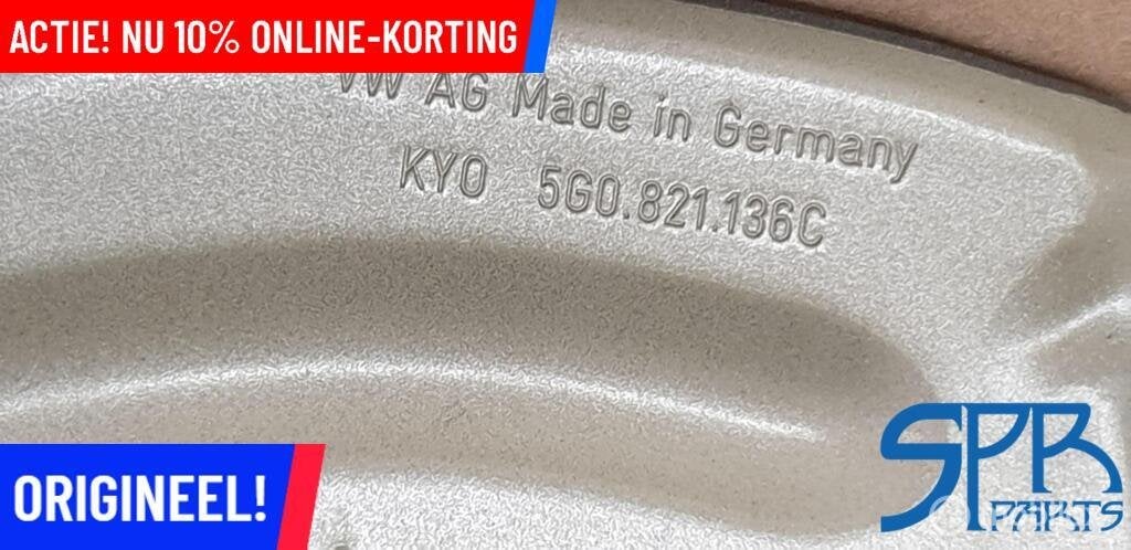 GOLF 7 7.5 FACELIFT Rechts STEUN SCHERMSTEUN 5G0821136C LB7W, Volkswagen, Nieuw, Ophalen of Verzenden