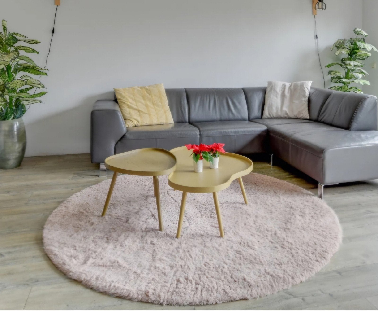 Vloerkleed, Huis en Inrichting, Stoffering | Tapijten en Kleden, Ophalen, Rond, 200 cm of meer, Zo goed als nieuw