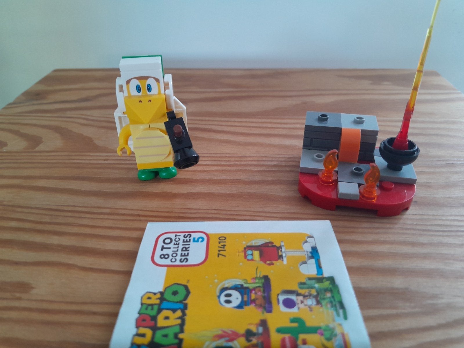 Mario lego, Ophalen