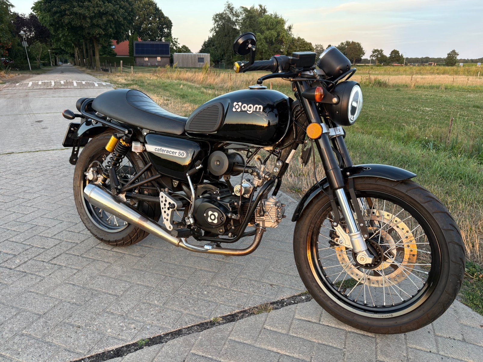 Agm caferacer limited (Hanway Raw 50), Ophalen, Zo goed als nieuw