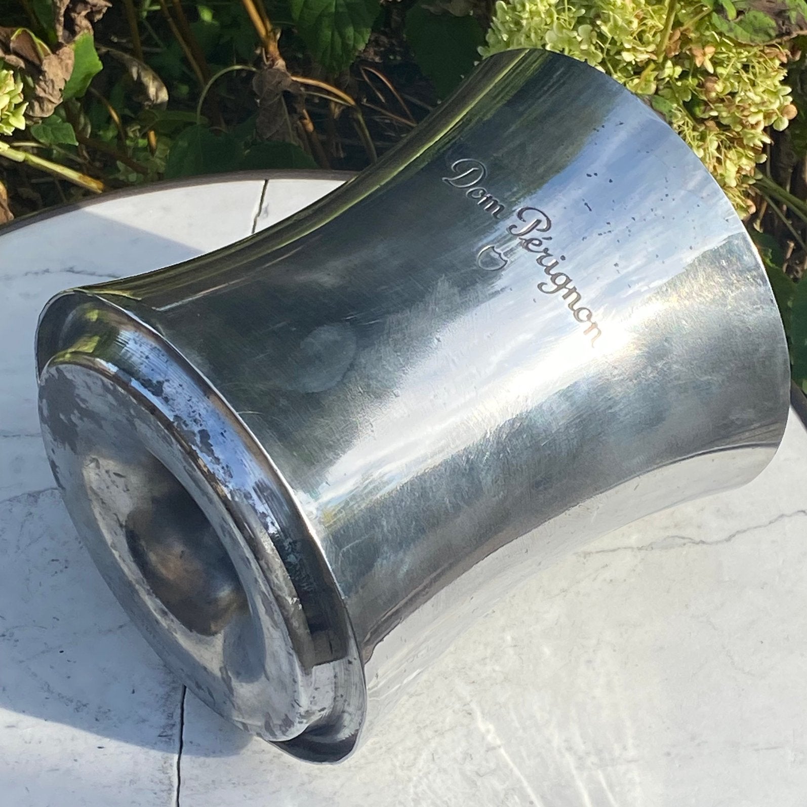 Vintage Champagne Koeler DOM PERIGNON Design Object Horeca, Vintage, Gebruikt, Ophalen of Verzenden, Metaal