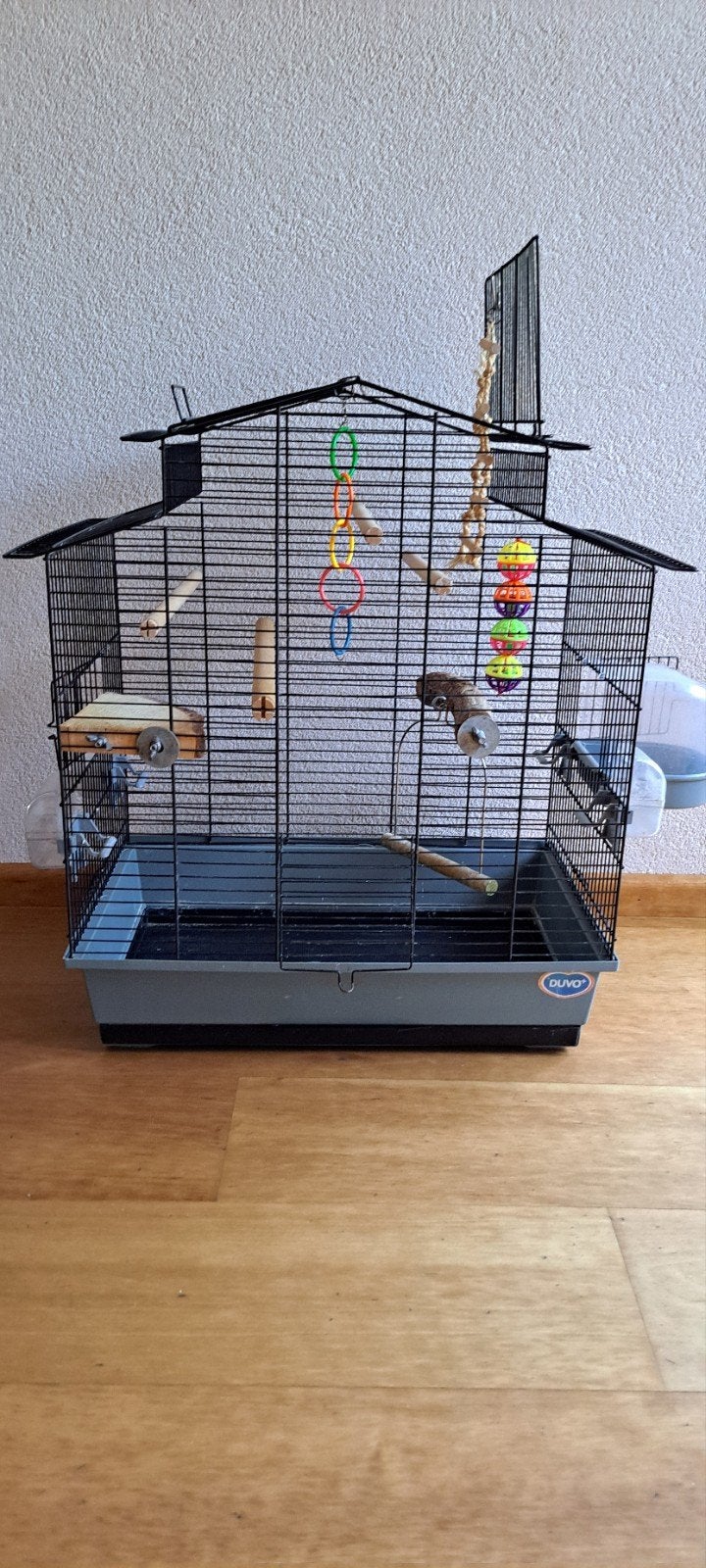 Vogelkooi met accessoires, Dieren en Toebehoren, Vogels | Hokken en Kooien, Ophalen, Metaal, Vogelkooi