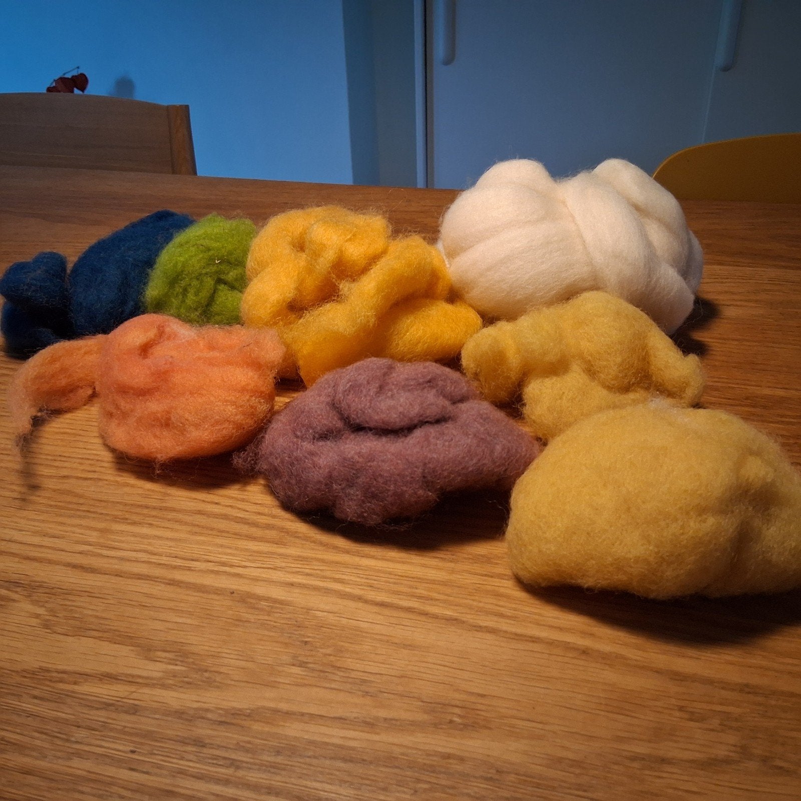 lontwol wol en 2 vilt naalden viltnaald, Ophalen, Wol, Overige kleuren, Nieuw