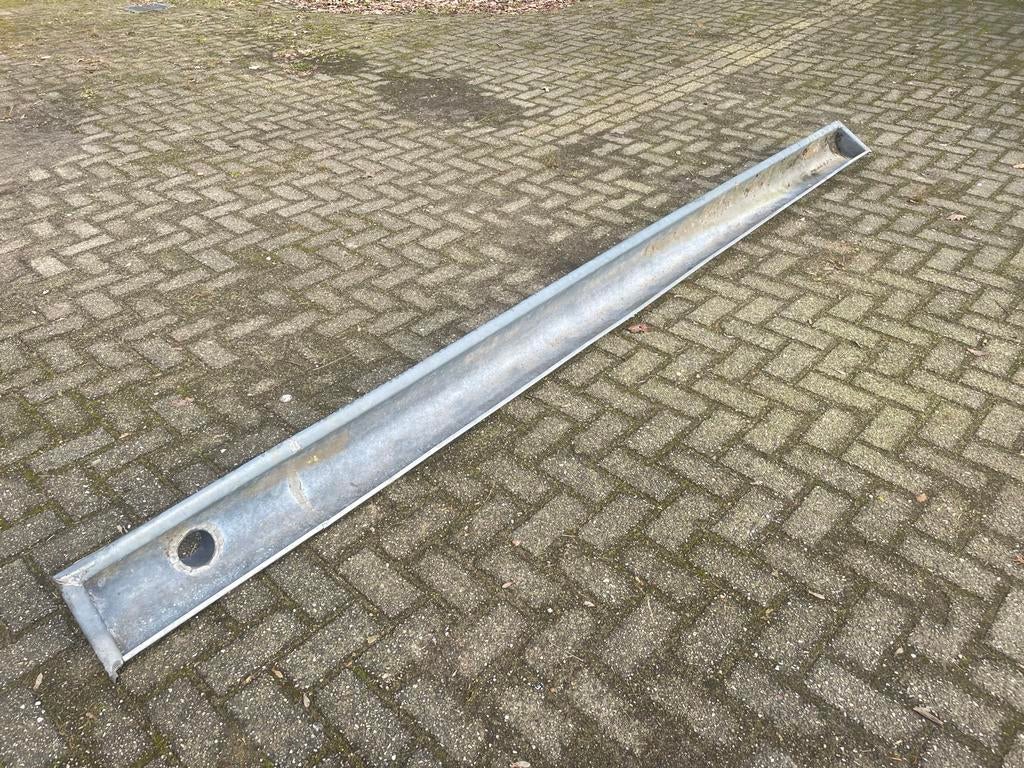 Zinken Dakgoot, Doe-het-zelf en Verbouw, Dakpannen en Dakbedekking, Ophalen, Overige typen, Zo goed als nieuw, Minder dan 5 m²