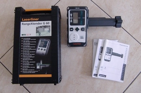 Laserliner RangeXtender G 60 Laserontvanger, Ophalen of Verzenden, Zo goed als nieuw, Afstand