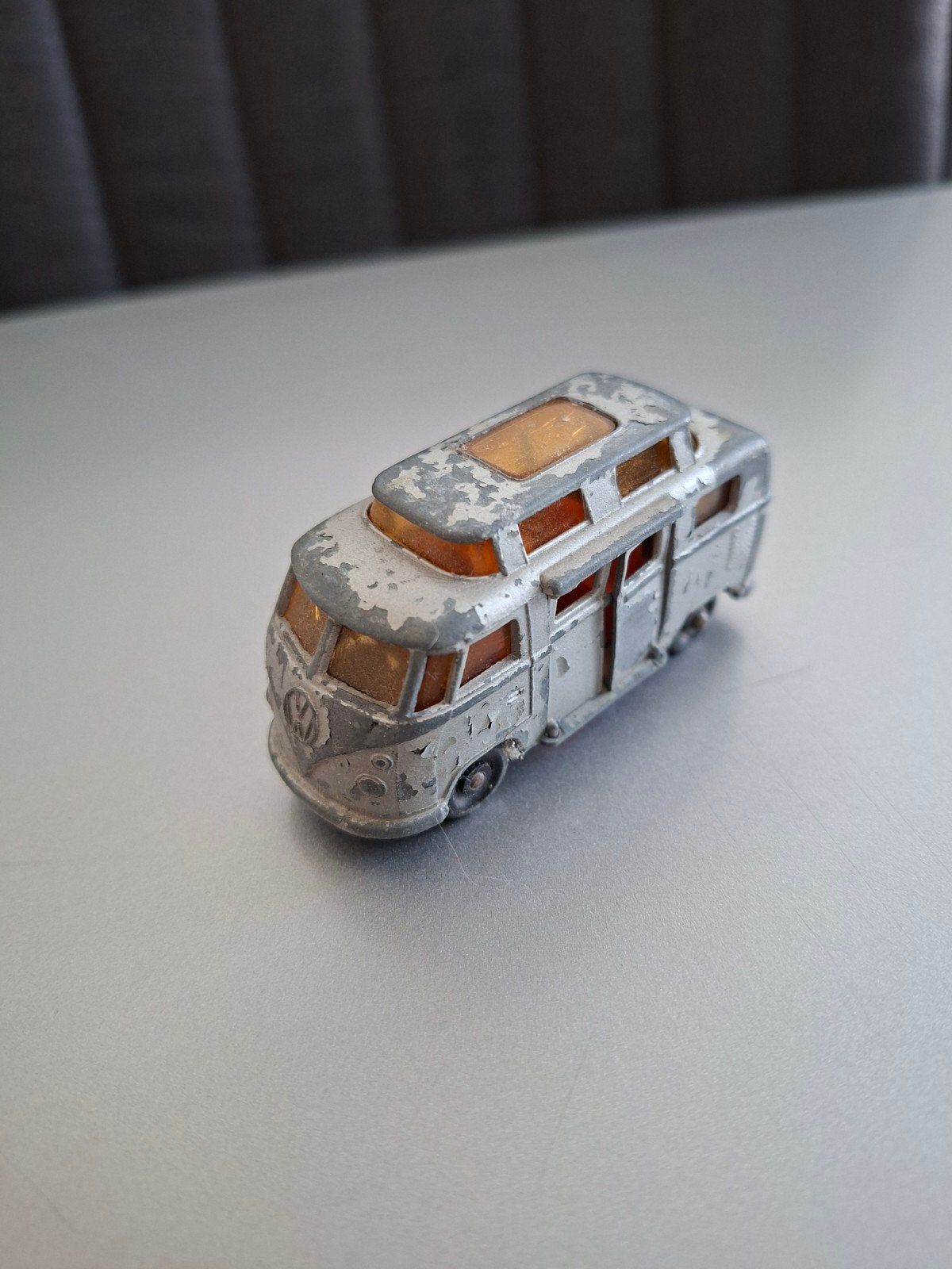 Vintage Matchbox Lesney Volkswagen Camper Bus No. 34, Ophalen of Verzenden, Gebruikt