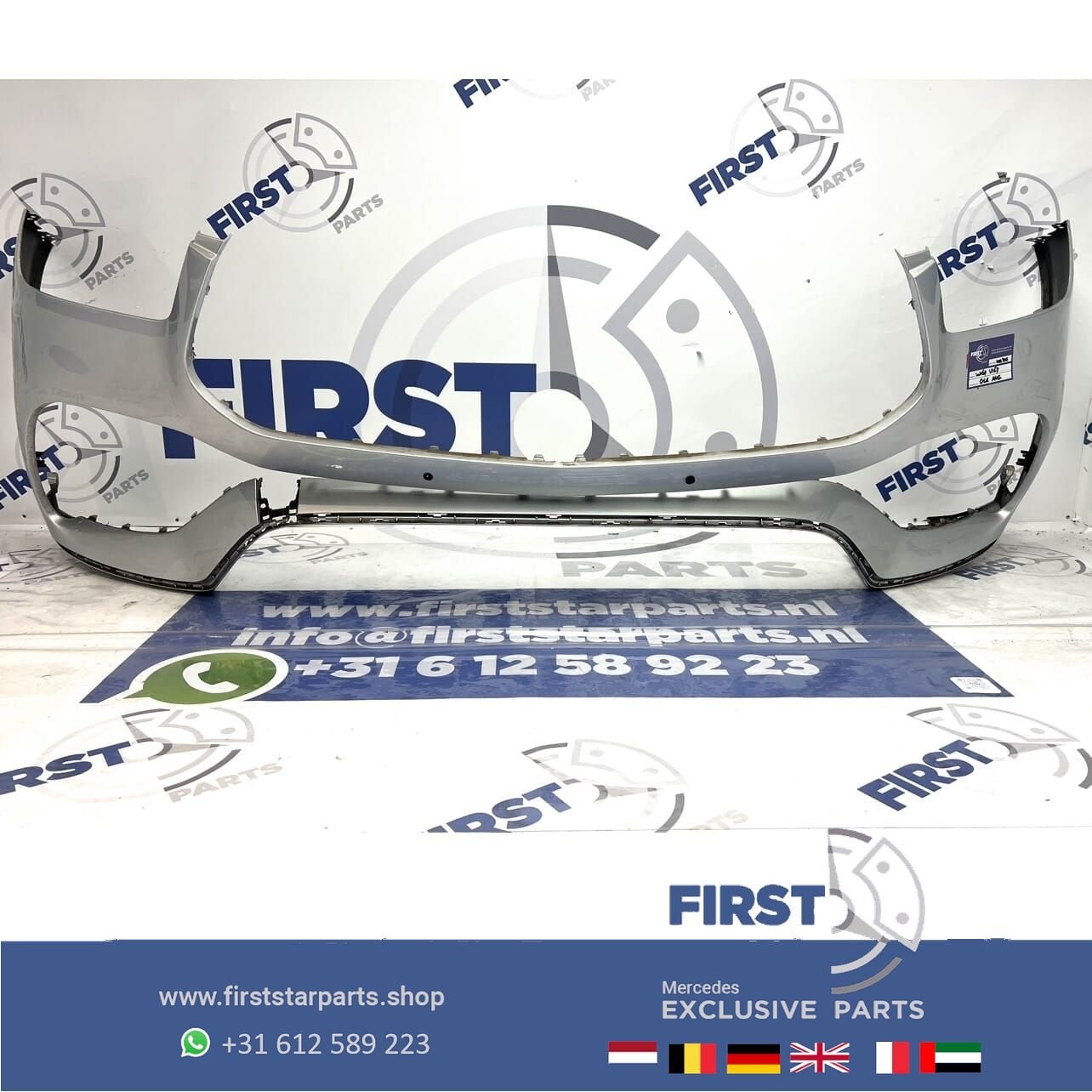 W167 GLE AMG LINE VOORBUMPER ZWART WIT GRIJS BLAUW origineel, Gebruikt, -, Voor, Ophalen of Verzenden
