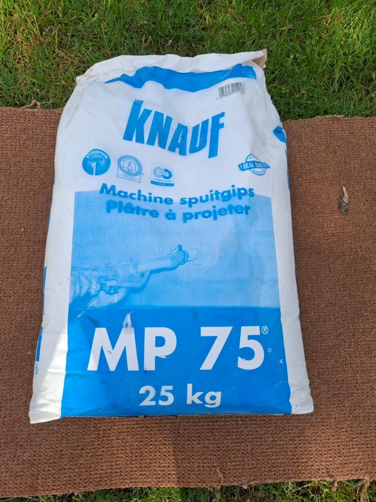 Knauf MP 75 Machine Spuitgips 25 kg, Ophalen of Verzenden, Nieuw