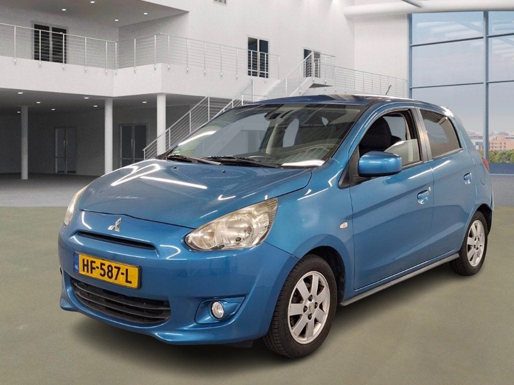 Mitsubishi Space Star 1.0 Bright/ ZUINIG/ LAAG KM, Auto's, Voorwielaandrijving, Start-stop-systeem, Gebruikt, Euro 6