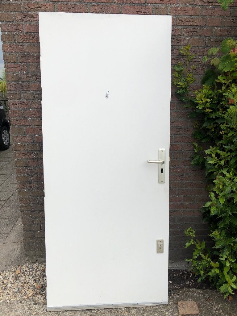 | zware massieve voordeur| buitendeur| 203,5 X 87,5|, Doe-het-zelf en Verbouw, Deuren en Horren, Ophalen, Gebruikt, 80 tot 100 cm