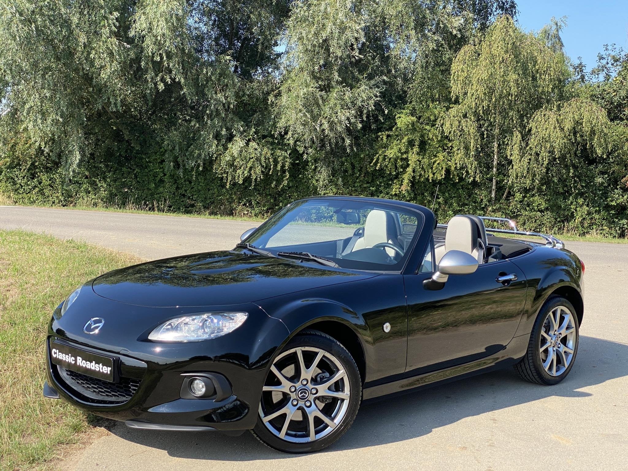 Mazda MX-5 NCFL 1.8 126PK SILVER EDITION NL AUTO, 65.000KM N, Achterwielaandrijving, Zwart, 4 cilinders, Cabriolet