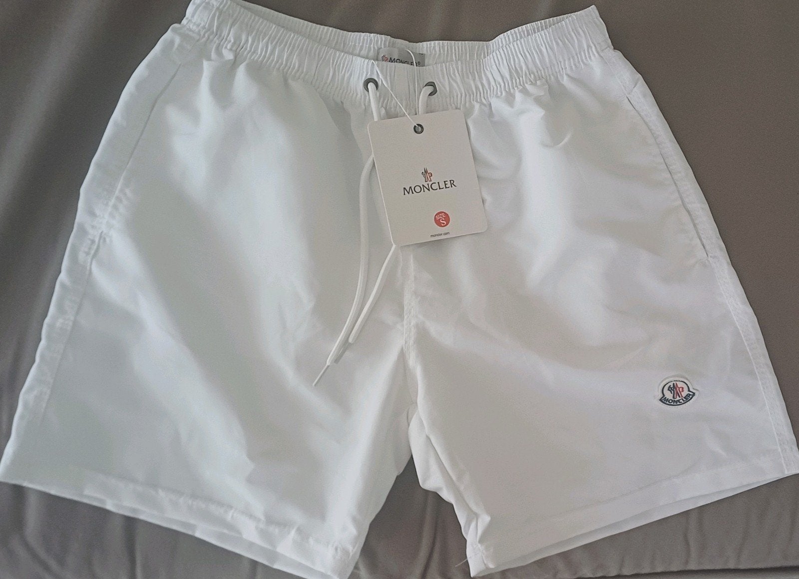 Moncler zwembroek, Moncler, Wit, Ophalen of Verzenden, Zwemshort