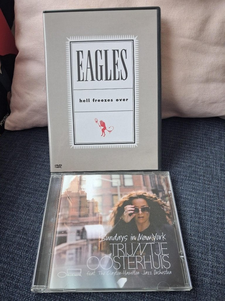 DVD en CD Eagels en Trijntje Oosterhuis, Alle leeftijden, Ophalen, Zo goed als nieuw, Muziek en Concerten