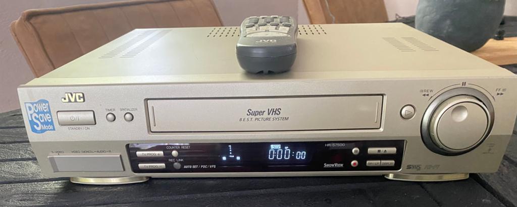JVC HR-S7500 Super VHS Videorecorder, Audio, Tv en Foto, Videospelers, Ophalen of Verzenden, Gebruikt, VHS-speler of -recorder