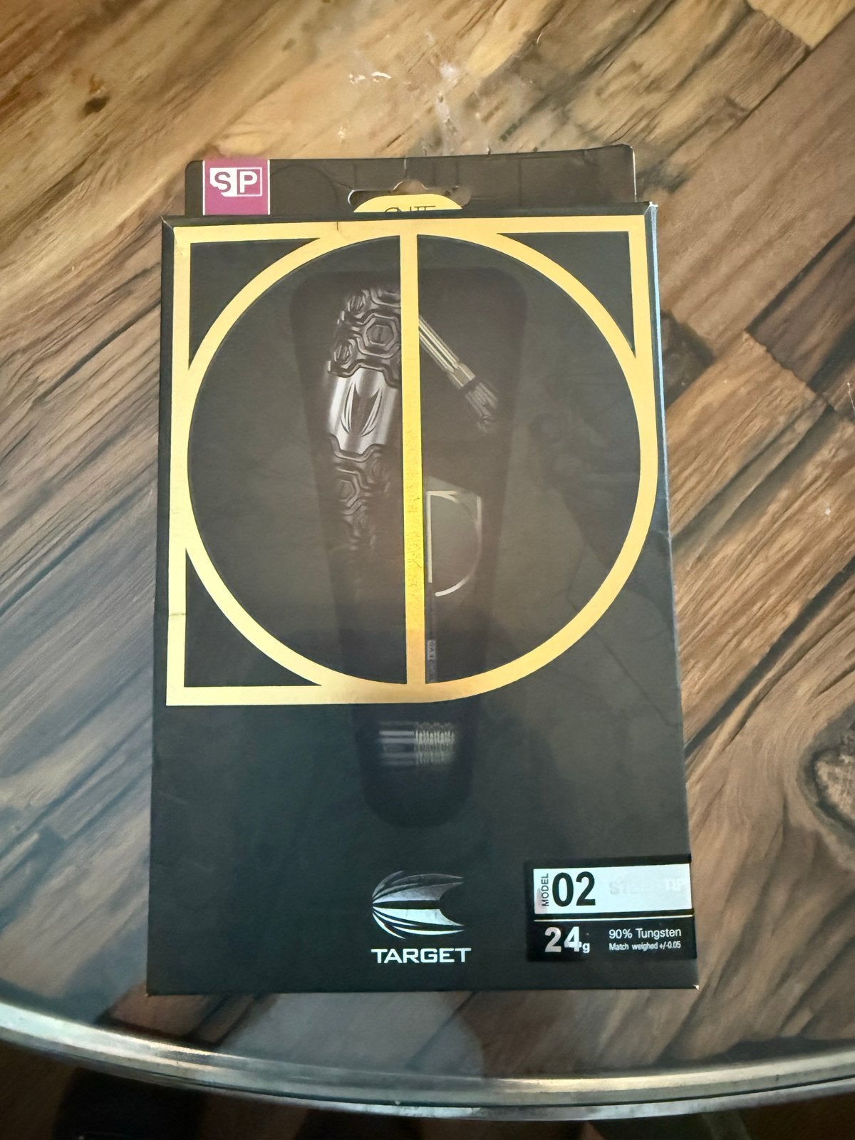 Target Darts SP 02 24g 90% Tungsten Darts, Ophalen of Verzenden, Zo goed als nieuw, Pijlen
