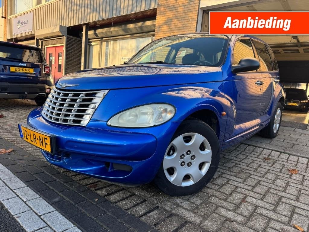 Chrysler PT CRUISER 1.6i Challenger Classic airco goede auto, Auto's, Chrysler, 450 kg, Gebruikt, 1341 kg, Blauw
