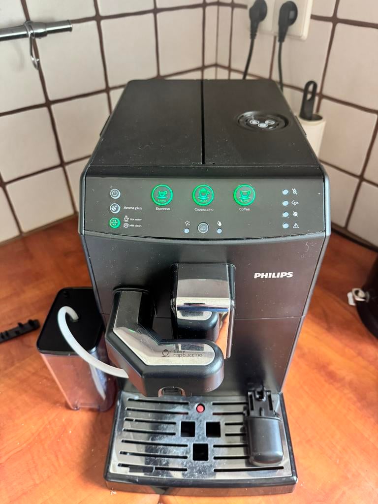 Phillips Bonen koffie machine, Afneembaar waterreservoir, Gebruikt, Koffiemachine, 4 tot 10 kopjes