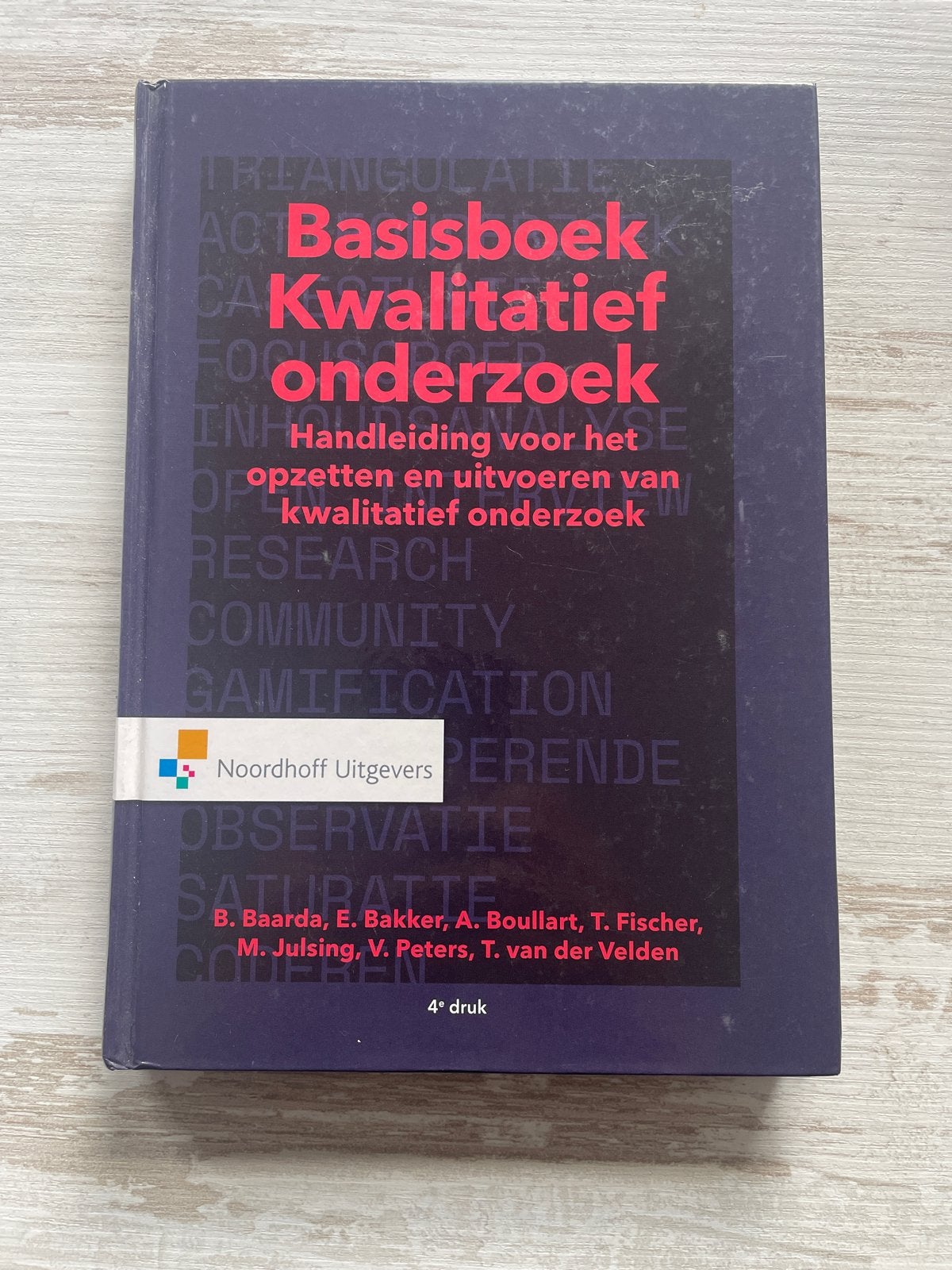 Basisboek Kwalitatief onderzoek - 4e druk, Boeken, Ophalen of Verzenden, Gamma, Zo goed als nieuw, HBO