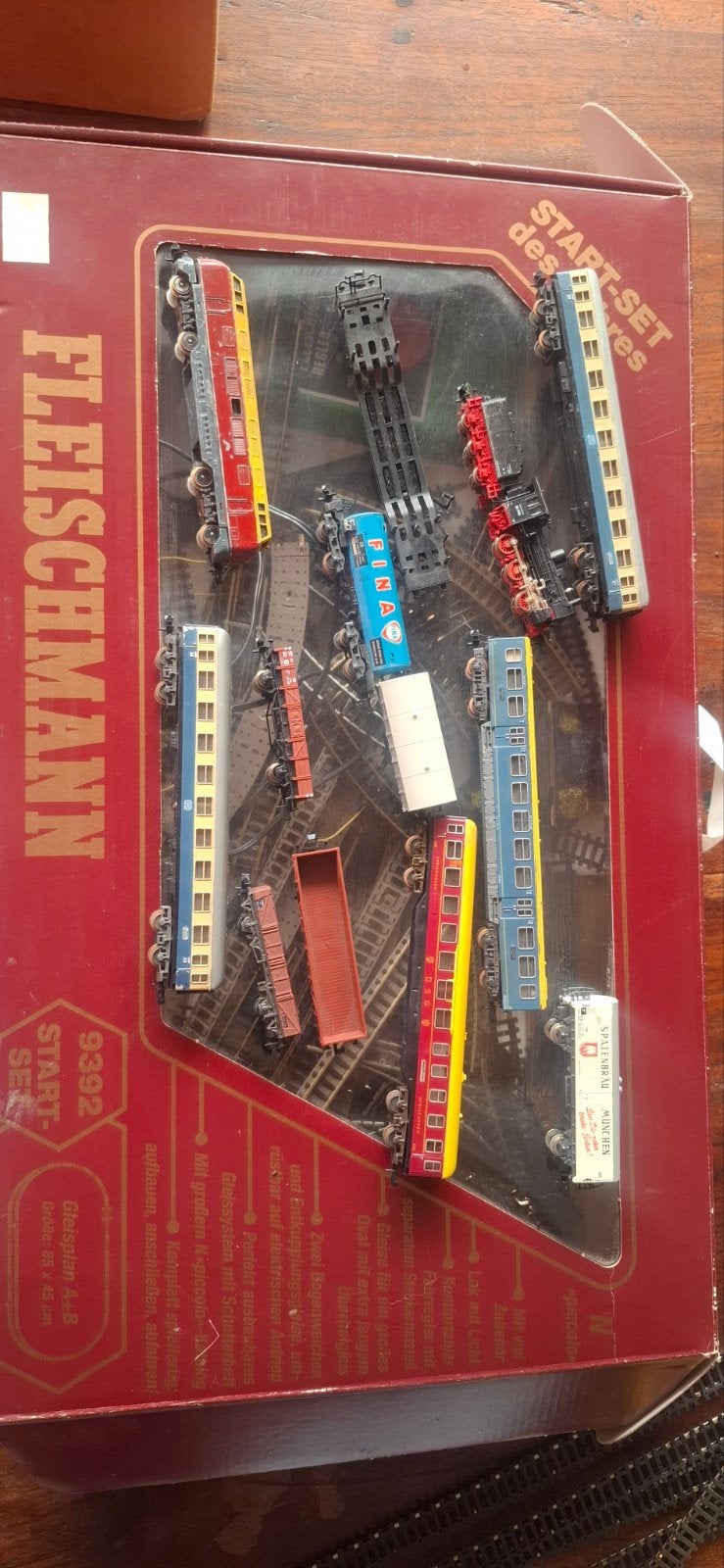Fleischmann N Piccolo Startset 9392 met extra's, Gelijkstroom, Fleischmann, Ophalen of Verzenden, Gebruikt