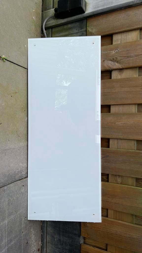 Glasplaat wit 100 x 40, Ophalen of Verzenden, Zo goed als nieuw